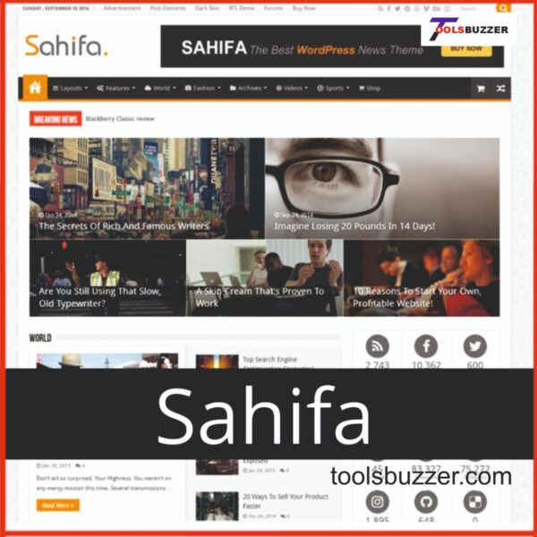 Sahifa Responsive WordPress Theme